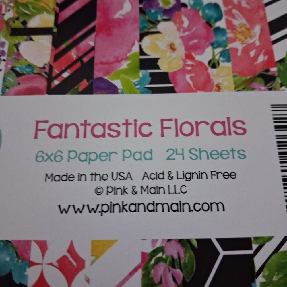 6x6 Paper Pad Destash 7 Complete Pads Stamps of Life Stampin Up Pink & Main - Picture 7 of 13